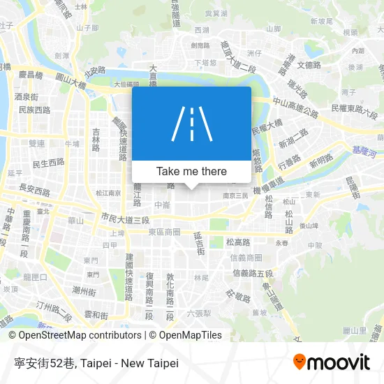 寧安街52巷地圖