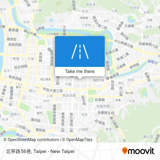 北寧路56巷地圖