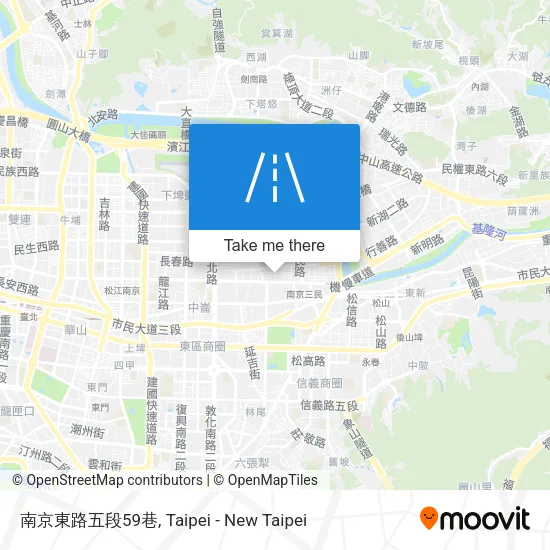 南京東路五段59巷地圖