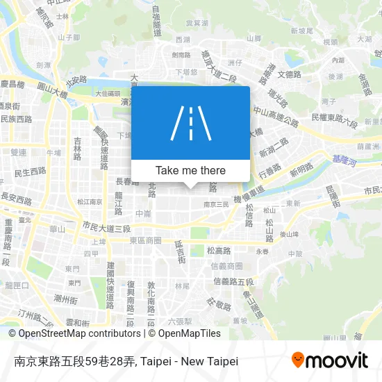 南京東路五段59巷28弄地圖