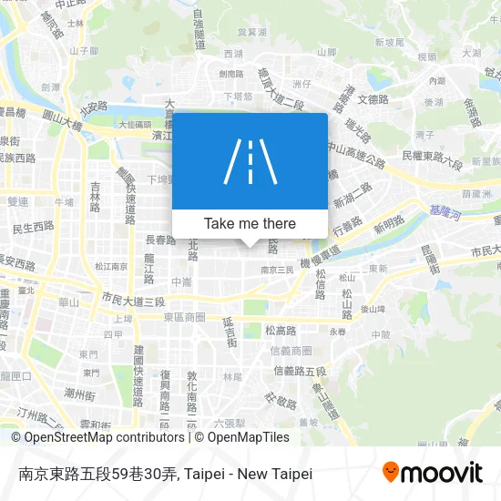 南京東路五段59巷30弄地圖