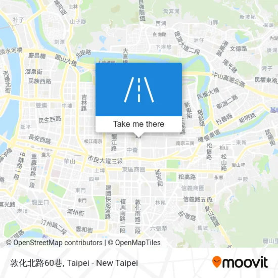 敦化北路60巷地圖
