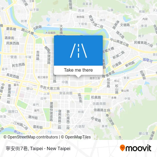 寧安街7巷地圖