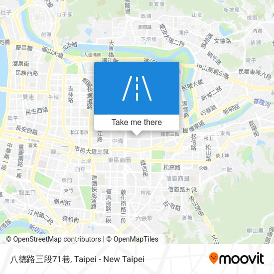 八德路三段71巷 map