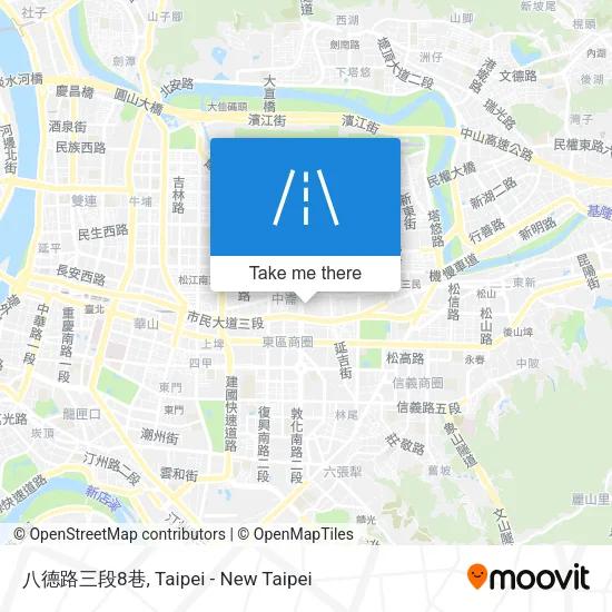 八德路三段8巷地圖