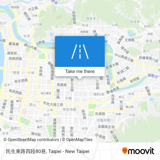 民生東路四段80巷地圖