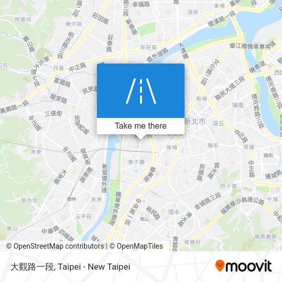 大觀路一段地圖