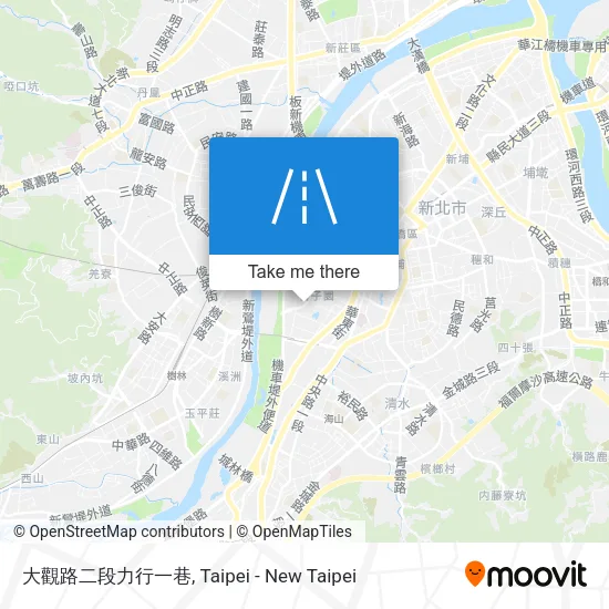 大觀路二段力行一巷地圖