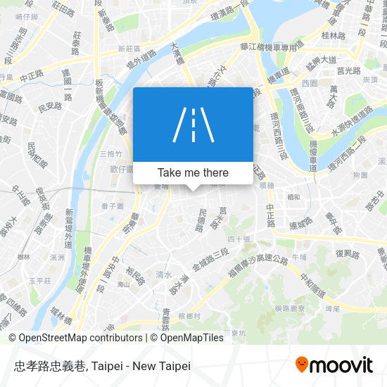 忠孝路忠義巷 map