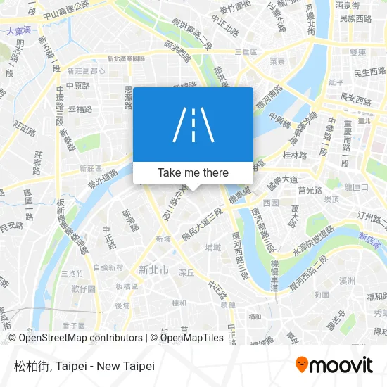 松柏街 map