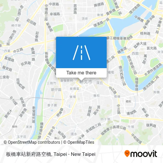 板橋車站新府路空橋 map