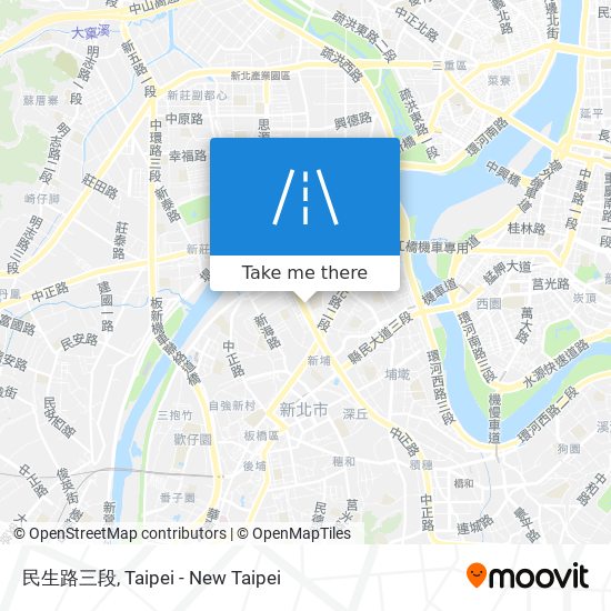 民生路三段 map
