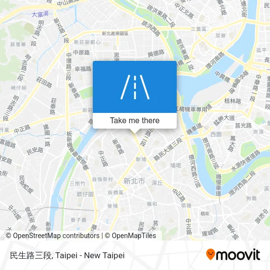 民生路三段地圖
