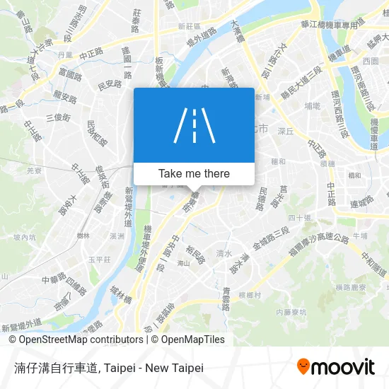 湳仔溝自行車道 map