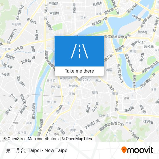 第二月台 map