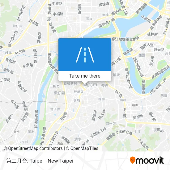 第二月台 map