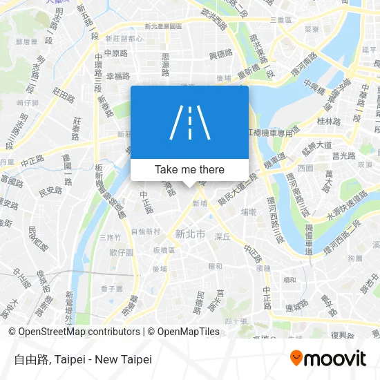 自由路 map