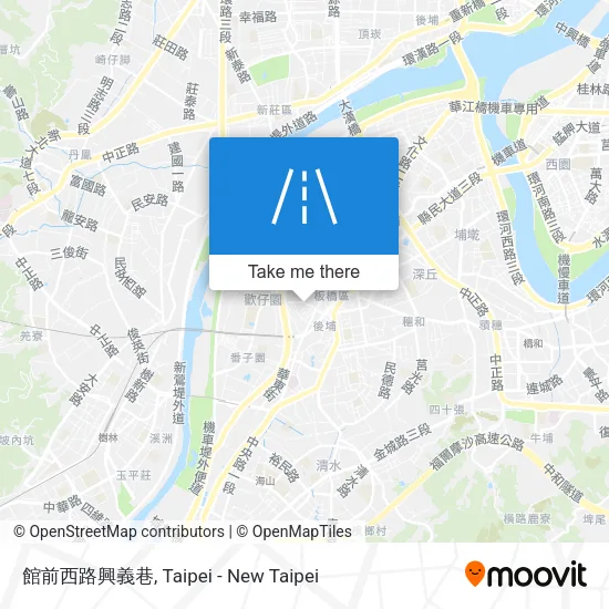 館前西路興義巷地圖