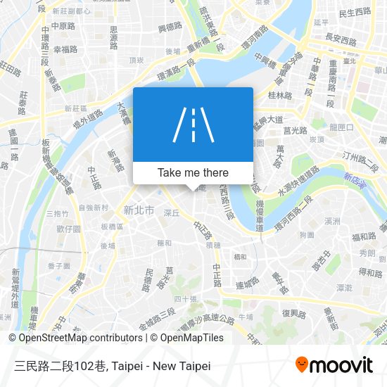 三民路二段102巷地圖