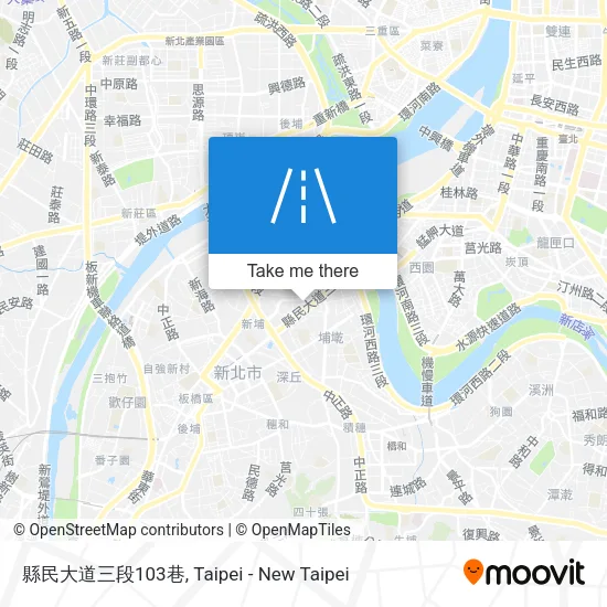 縣民大道三段103巷地圖