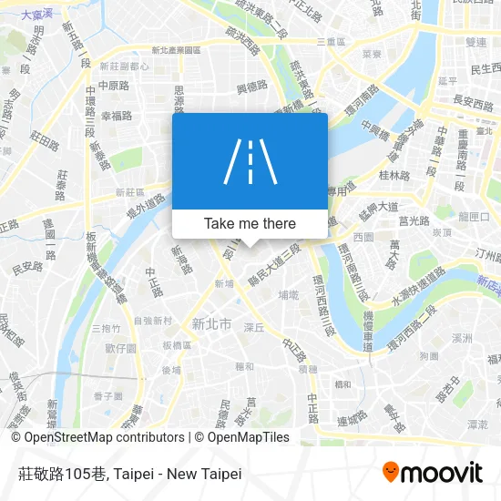 莊敬路105巷地圖
