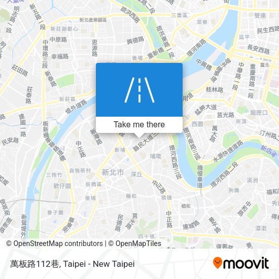 萬板路112巷地圖