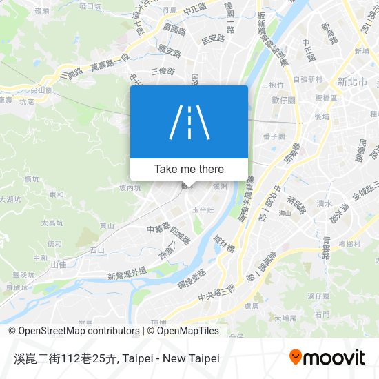 溪崑二街112巷25弄地圖
