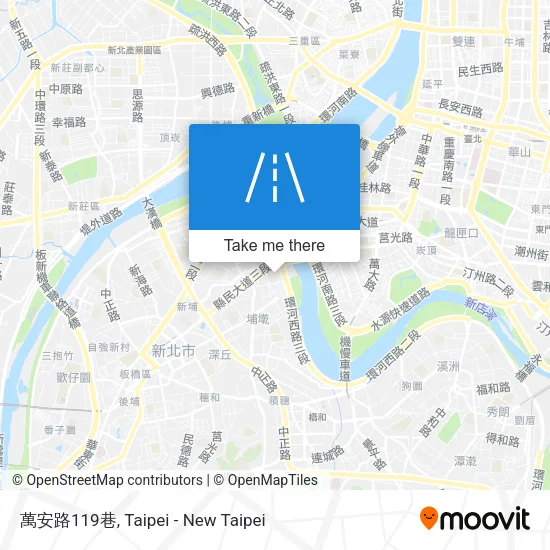 萬安路119巷 map