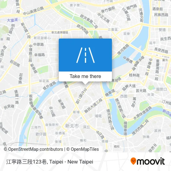 江寧路三段123巷地圖