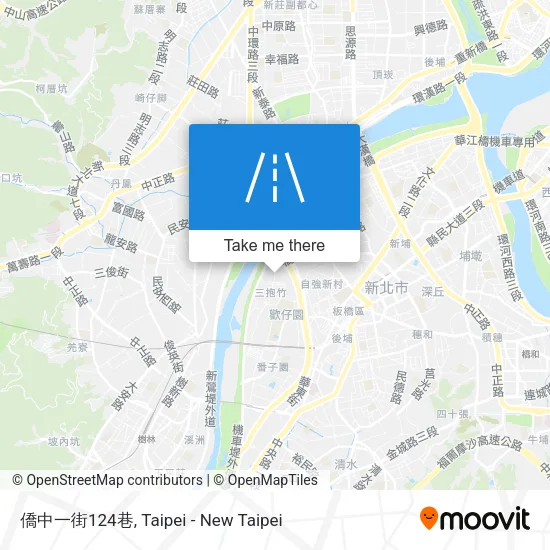 僑中一街124巷 map