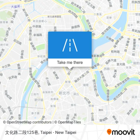 文化路二段125巷地圖