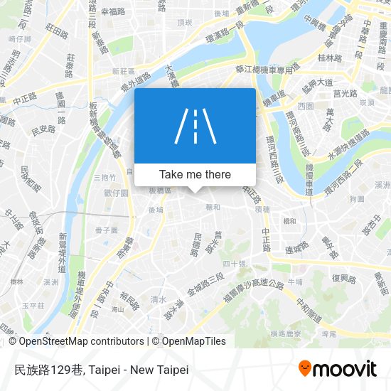 民族路129巷地圖