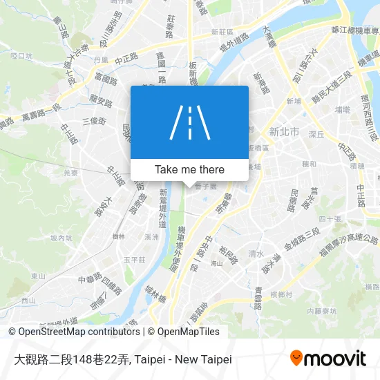 大觀路二段148巷22弄地圖