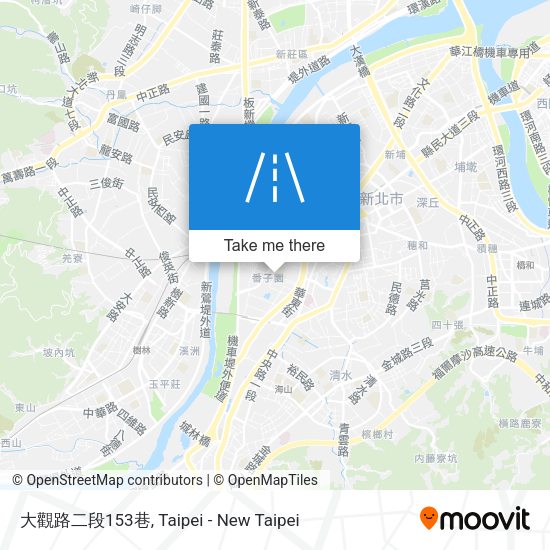 大觀路二段153巷 map