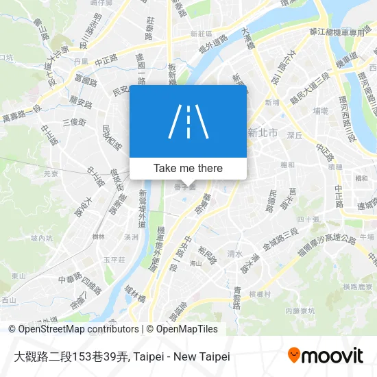 大觀路二段153巷39弄地圖