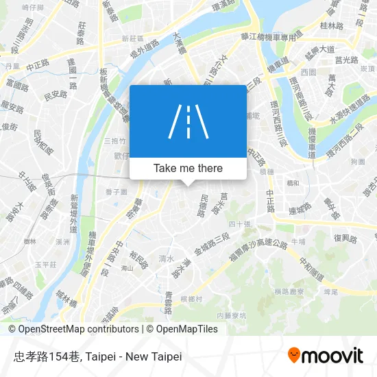 忠孝路154巷地圖