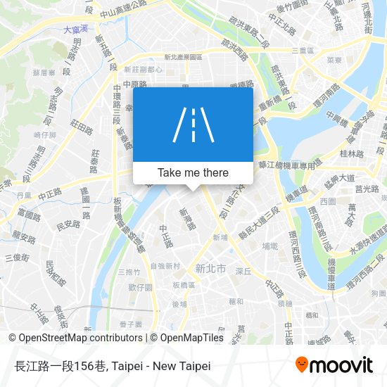 長江路一段156巷地圖