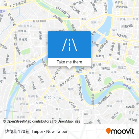 懷德街170巷地圖