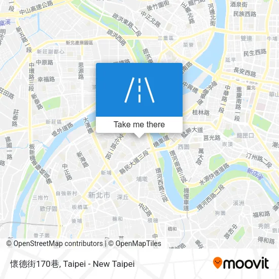 懷德街170巷 map