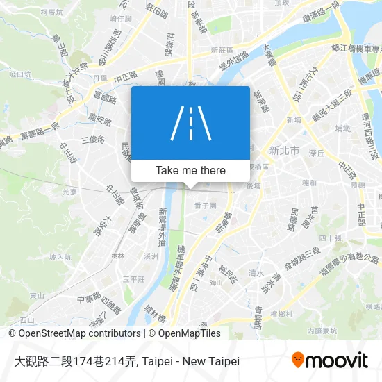 大觀路二段174巷214弄地圖