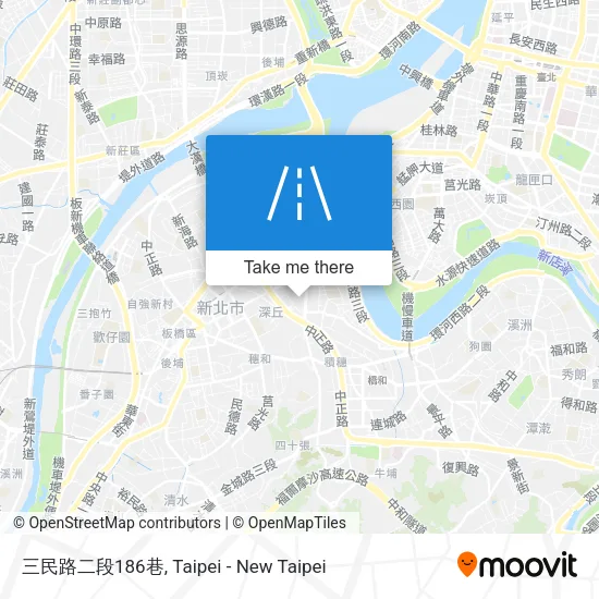 三民路二段186巷地圖