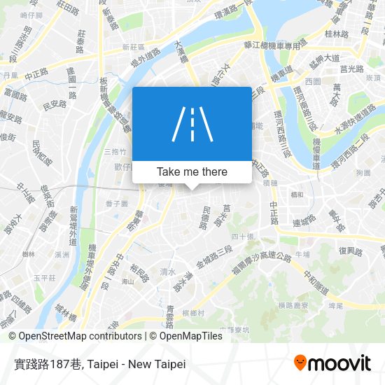 實踐路187巷 map