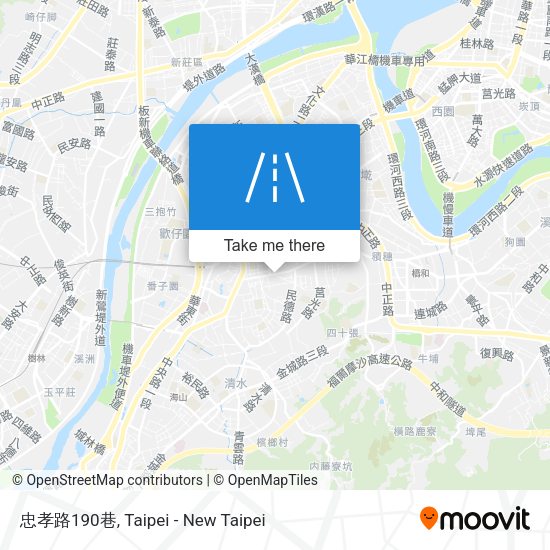 忠孝路190巷 map