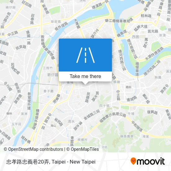 忠孝路忠義巷20弄地圖