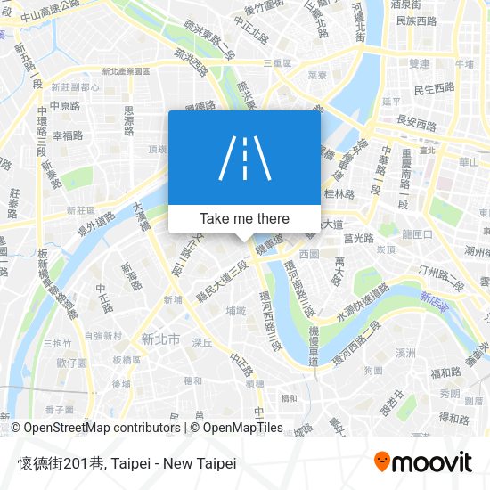 懷德街201巷 map