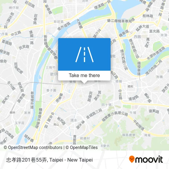 忠孝路201巷55弄地圖