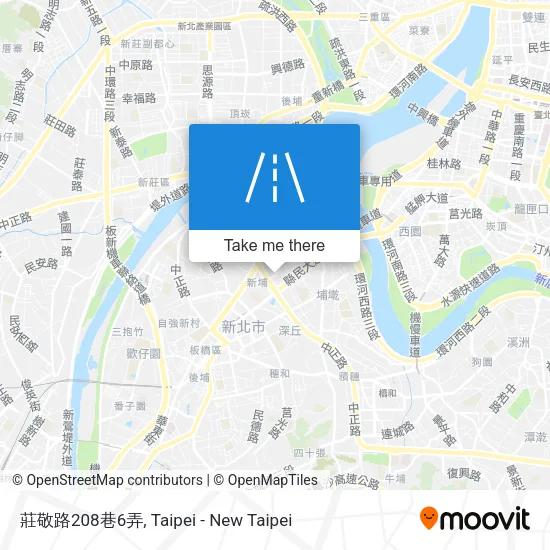 莊敬路208巷6弄地圖