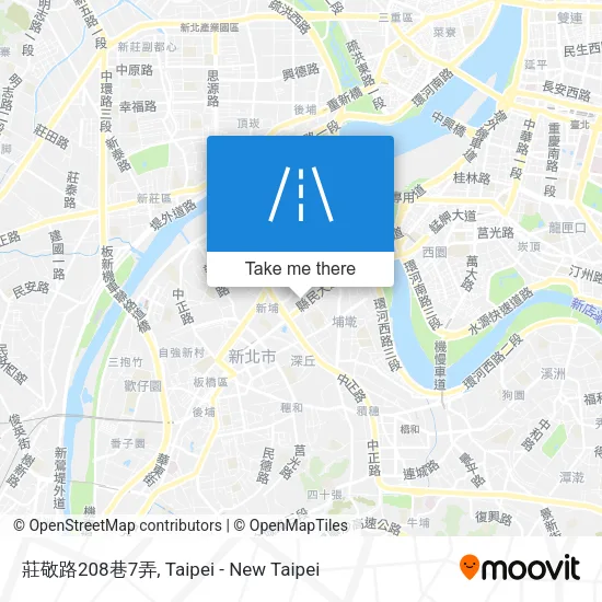 莊敬路208巷7弄地圖