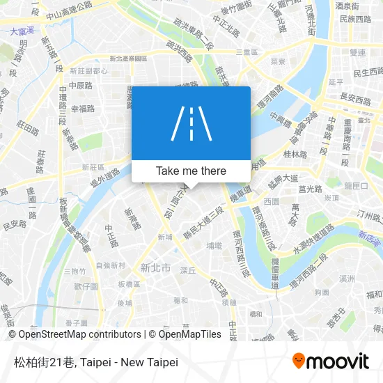 松柏街21巷地圖