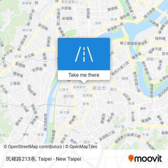 民權路213巷地圖